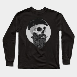 Bearded skull Long Sleeve T-Shirt